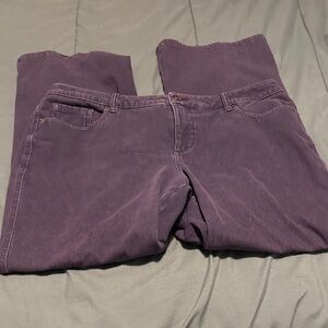Coldwater Creek Purple Denim Jeans, Size 16P